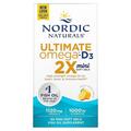 Омега и Д3 Nordic Naturals Ultimate Omega-D3 2X, лимон, 1120 мг/1000 МЕ, 60 гелевых мини капсул