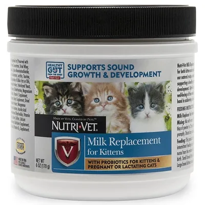 Замінник молока для кошенят Nutri-Vet Milk Replacement, 170 г