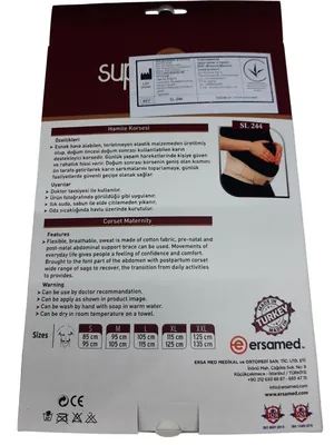 Бандаж до- та післяпологовий Ersamed SL-244, розмір S