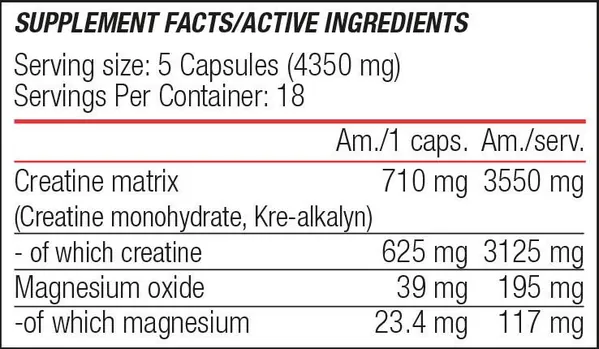 Креатин Blade Sport Blade Creatine X, 210 капсул
