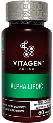 Вітаджен №21 ALPHA-LIPOIC капсули №60 у флак.