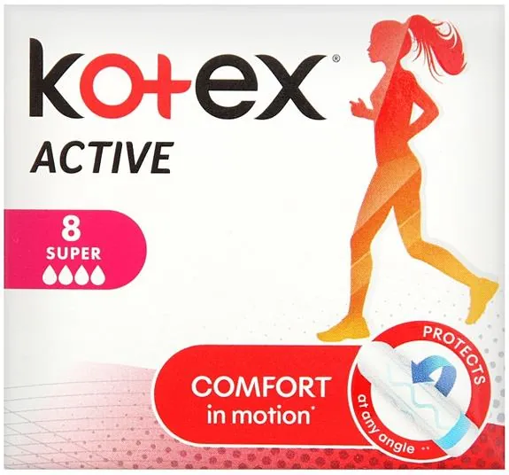 Тампони гігієнічні Kotex Active Super, 8 шт