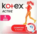 Тампони гігієнічні Kotex Active Super, 8 шт