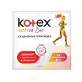 Щоденні гігієнічні прокладки Kotex Active Deo екстратонкі, 16 шт