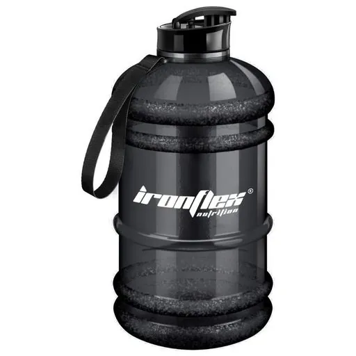 Бутилка для води IronFlex Nutrition Gallon Hydrator чорна, 2,2 л