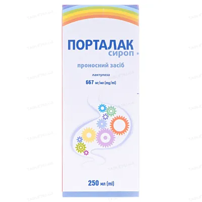 Порталак сироп 667 мг/мл по 250 мл у флак.