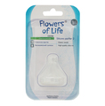 Соска силиконовая Киевгума 2 Flowers of life 081156, в индивидуальной упаковке, 1 шт