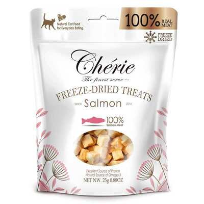 Ласощі Cherie Freeze Dired Treats for Cat кубики з лосося для котів, 30 г