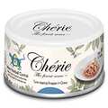 Корм влажный Cherie Indoor Hairball Control для кошек с тунцом и луцианом в соусе для предотвращения образования шерстяных комочков, 80 г