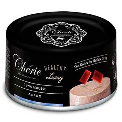Корм влажный Cherie Healthy Living мусс с тунцем для взрослых кошек, 80 г