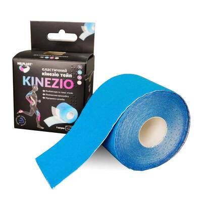 Кинезио тейп Milplast Kinezio эластичный 5 см х 5 м, голубой