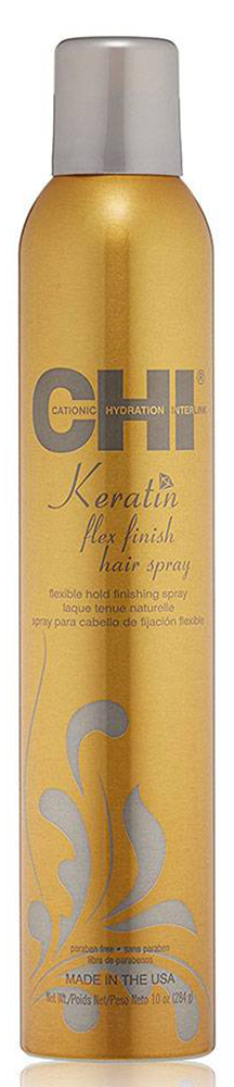 Лак для волос CHI Keratin Flex Finish гибкой фиксации, 284 г