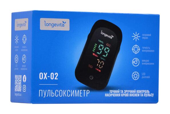 Пульсоксиметр Longevita ОХ-02