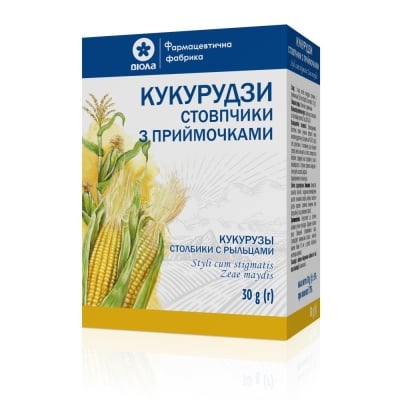 Кукурузы столбики с рыльцами по 30 г в пач. с внут. пак.