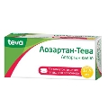 Лозартан-Тева таблетки, в/плів. обол. по 12.5 мг №30 (10х3)