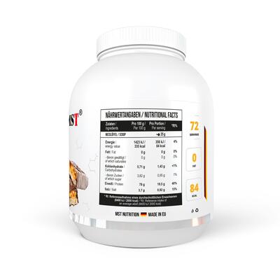 Протеїн яєчний MST Nutrition EGG White Protein арахісове масло та карамель, 72 порції, 1800 г