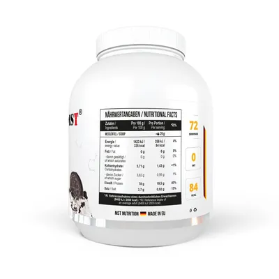 Протеїн яєчний MST Nutrition EGG White Protein печиво та крем, 72 порції, 1800 г