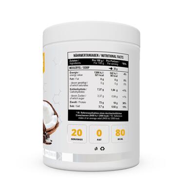 Протеин яичный MST Nutrition EGG White Protein шоколад и кокос, 20 порций, 500 г
