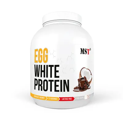 Протеїн яєчний MST Nutrition EGG White Protein шоколад та кокос, 72 порції, 1800 г