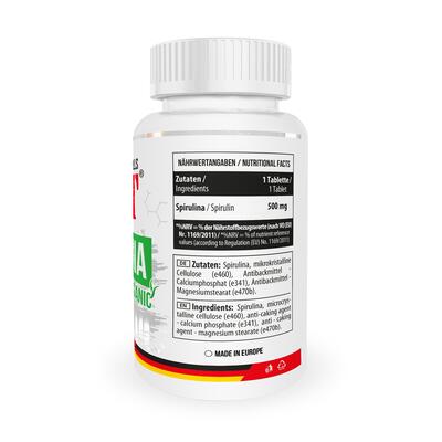 Спирулина MST Nutrition Spirulina, 90 таблеток