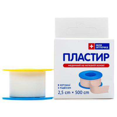 Пластырь медицинский Моя Аптечка на нетканой основе 2,5 см x 500 см