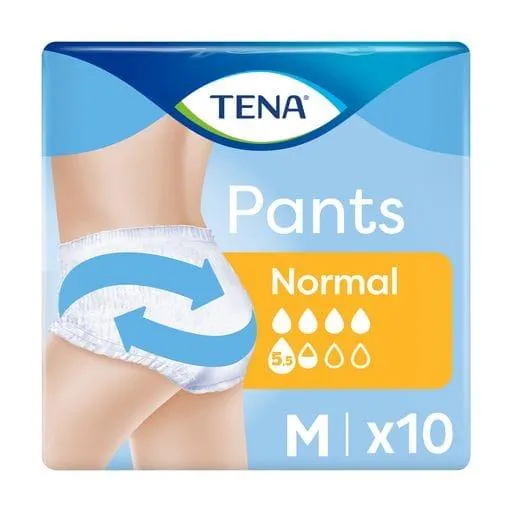 Підгузки-трусики для дорослих Tena Pants Normal, розмір М (Medium), 10 штук