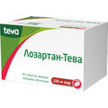 Лозартан-Тева таблетки, п/плен. обол. по 100 мг №90 (10х9)