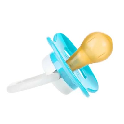 Пустушка латексна Canpol Babies Bunny & Company 23/277_blu кругла 0-6 місяців, 1 шт