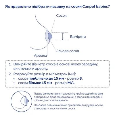 Накладки на сосок Canpol babies EasyStart 18/603 силіконові, розмір L, 2 шт