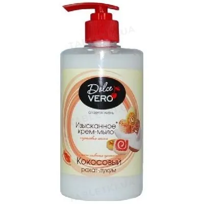 Мило рідке Dolce Vero Кокосовий Рахат-лукум, 500 мл