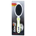 Гребінець-щітка AnimAll Groom 2 в 1 зелена