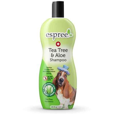 Шампунь Espree Tea Tree&Aloe с маслом чайного дерева и алоэ вера, при сухости кожи для собак, 591 мл