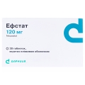 Ефстат таблетки, в/плів. обол. по 120 мг №28 (14х2)