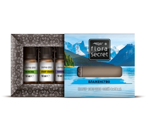 Набор эфирных масел Flora Secret  Блаженство, 3 флакона х 10 мл
