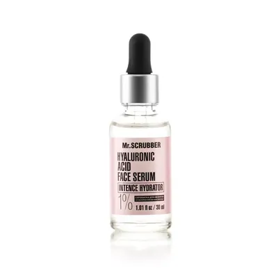 Сироватка для обличчя MR.Scrubber Hyaluronic Acid Face Serum 1% з гіалуроновою кислотою, 30 мл