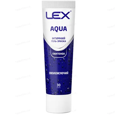 Гель-змазка інтимна Lex Aqua зволожуючий з пантенолом (лубрикант