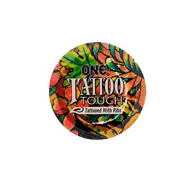 Презерватив ONE Tattoo Touch с текстурным рисунком красный, 1 штука