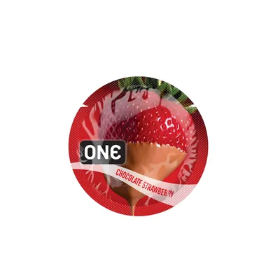 Презерватив ONE Flavor Waves Chocolate Strawberry, 1 штука