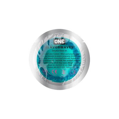 Презерватив ONE Flavor Waves Тропічний коктейль, 1 штука