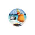 Презерватив ONE Flavor Waves Тропічний коктейль, 1 штука