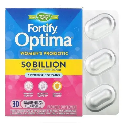 Пробіотик для жінок Nature's Way Primadophilus Optima Women's Probiotic 50 billion, 30 капсул