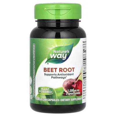 Буряк Nature's Way Beet Root, 100 вегетаріанських капсул