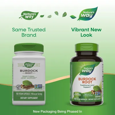 Лопуха корінь Nature's Way Burdock Root, 100 вегетаріанських капсул