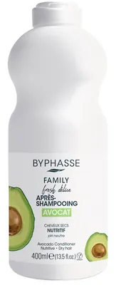 Кондиціонер Byphasse Family Fresh Delice для сухого волосся, з авокадо, 400 мл
