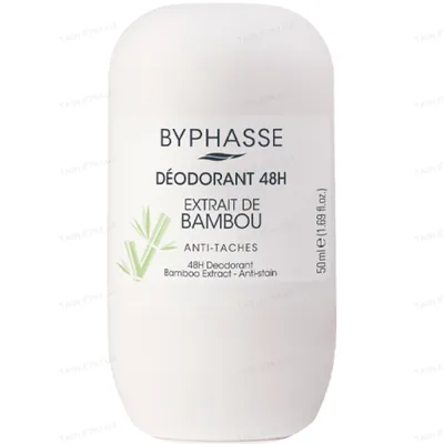 Дезодорант кульковий Byphasse Extrait De Bambou 48h Бамбуковий екстракт, 50 мл