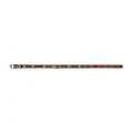 Ошейник Collar 00236 одинарный с украшениями, ширина 12 мм, длина 24-32 см, коричневый