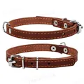 Нашийник Collar 01336 одинарний, коричневий, 32-40 см 20 мм