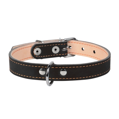 Ошейник Collar 01411 двойной, ширина 20 мм, длина 32-40 см черный