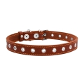 Ошейник Collar 01516 безразмерный коричневый, 20 мм*50 см