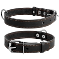 Нашийник Collar 02191 одинарний чорний, 25 мм * 38-50 см